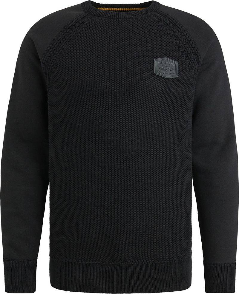 PME Legend Sweater Knit Sweat Schwarz - Größe L von PME Legend