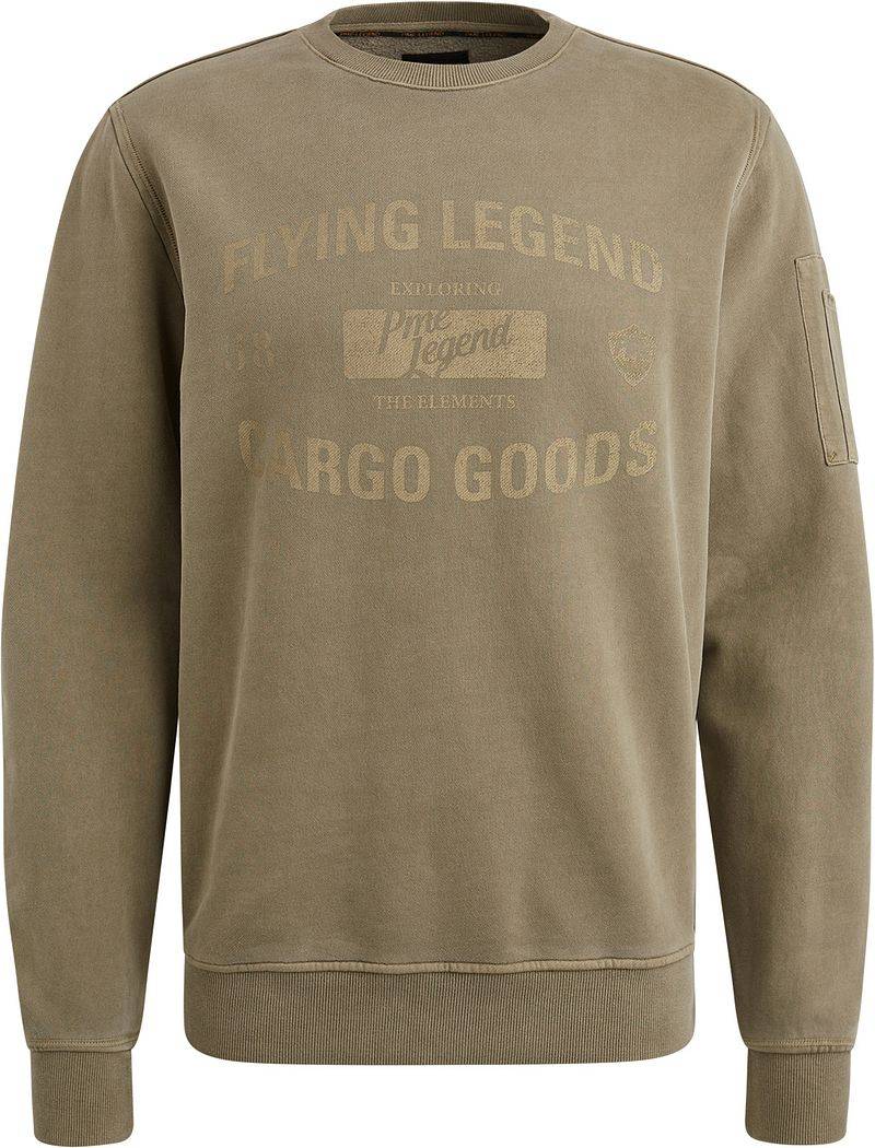 PME Legend Sweater Logo Silver Blue - Größe M von PME Legend