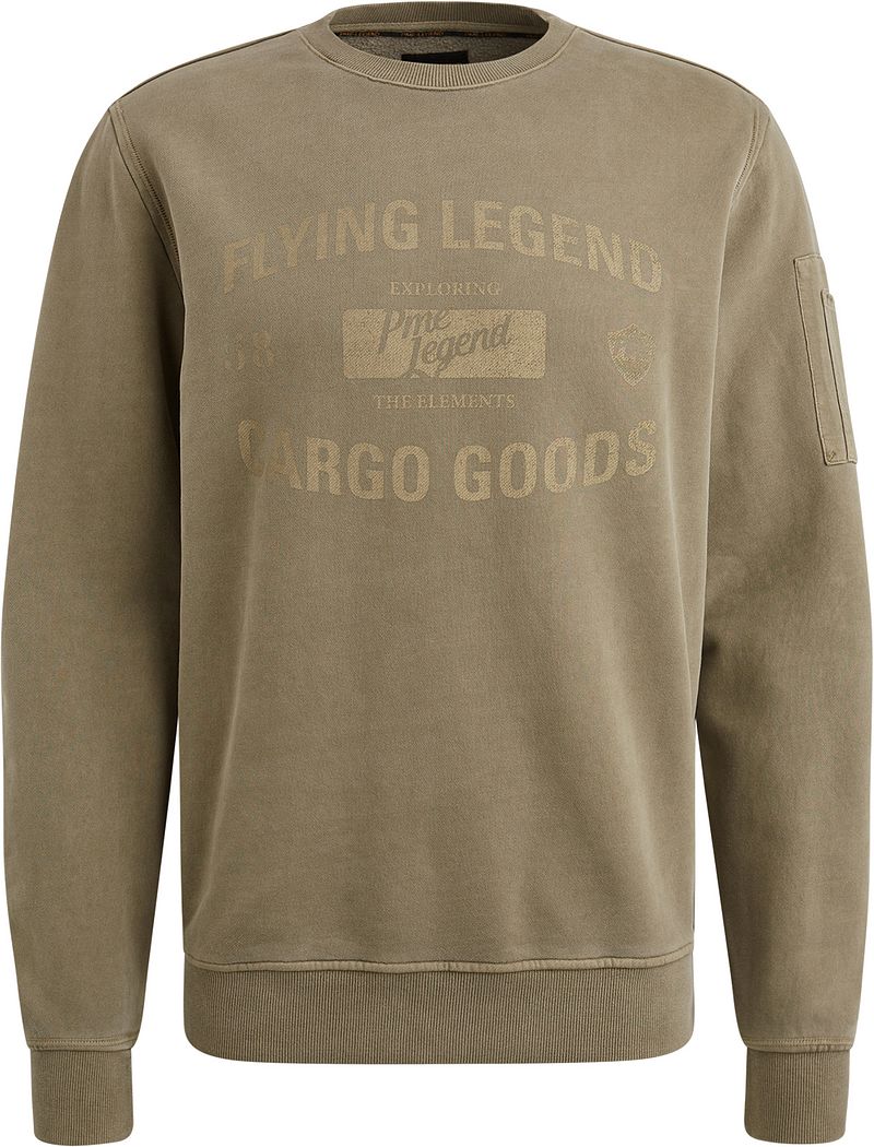PME Legend Sweater Logo Silver Blue - Größe XXL von PME Legend