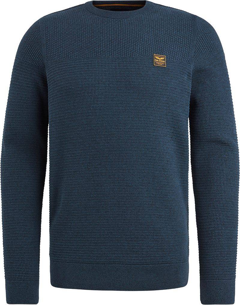 PME Legend Sweater Mouliné Navy - Größe XXL von PME Legend
