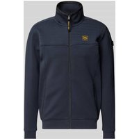 PME Legend Sweatjacke mit Label-Badges Modell 'spacer look' in Marine, Größe XXL von PME Legend