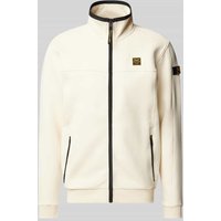 PME Legend Sweatjacke mit Label-Badges Modell 'spacer look' in Offwhite, Größe XXL von PME Legend