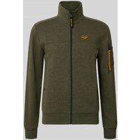 PME Legend Sweatjacke mit Reißverschluss in Oliv, Größe XXL von PME Legend