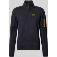 PME Legend Sweatjacke mit Strukturmuster in Marine, Größe L von PME Legend