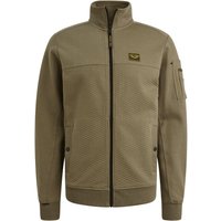 PME Legend Sweatjacke mit Wabenmuster und Label-Aufnäher von PME Legend