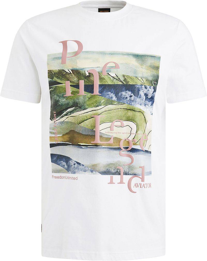 PME Legend T-Shirt Artwork Weiß - Größe XXL von PME Legend