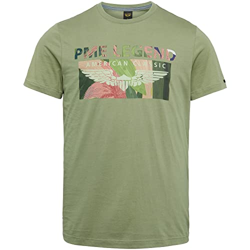 PME Legend T-Shirt mit Druck, Farbe:grün, Größe:M von PME Legend