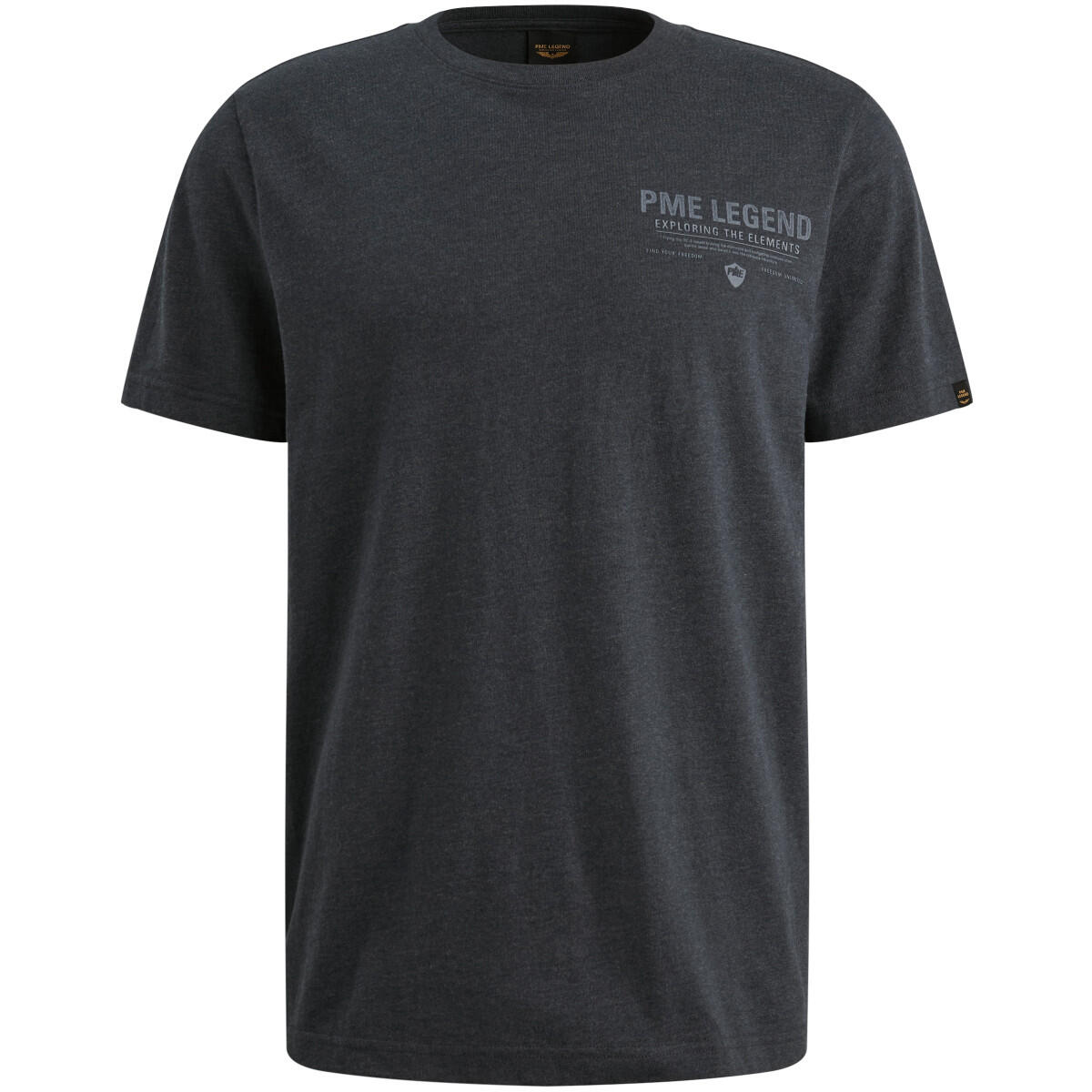 PME Legend - T-Shirt mit Frontprint blau - Gr. - XXL von PME Legend