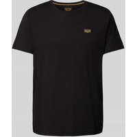 PME Legend T-Shirt mit Label-Stitching Modell 'GUYVER' in Black, Größe S von PME Legend
