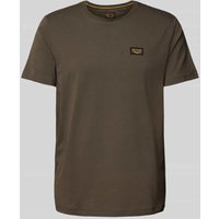 PME Legend T-Shirt mit Label-Stitching Modell 'GUYVER' in Oliv, Größe M von PME Legend