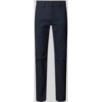 PME Legend Tapered Fit Cargohose mit Label-Detail Modell 'Skyring' in Marine, Größe 33/32 von PME Legend
