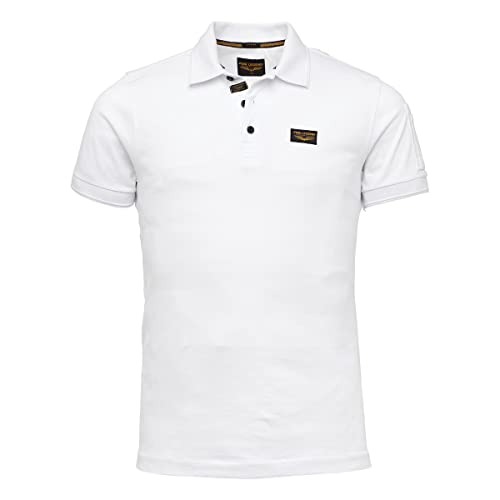 PME Legend Trackway - Poloshirt, Größe_Bekleidung:M, Farbe:Bright White von PME Legend