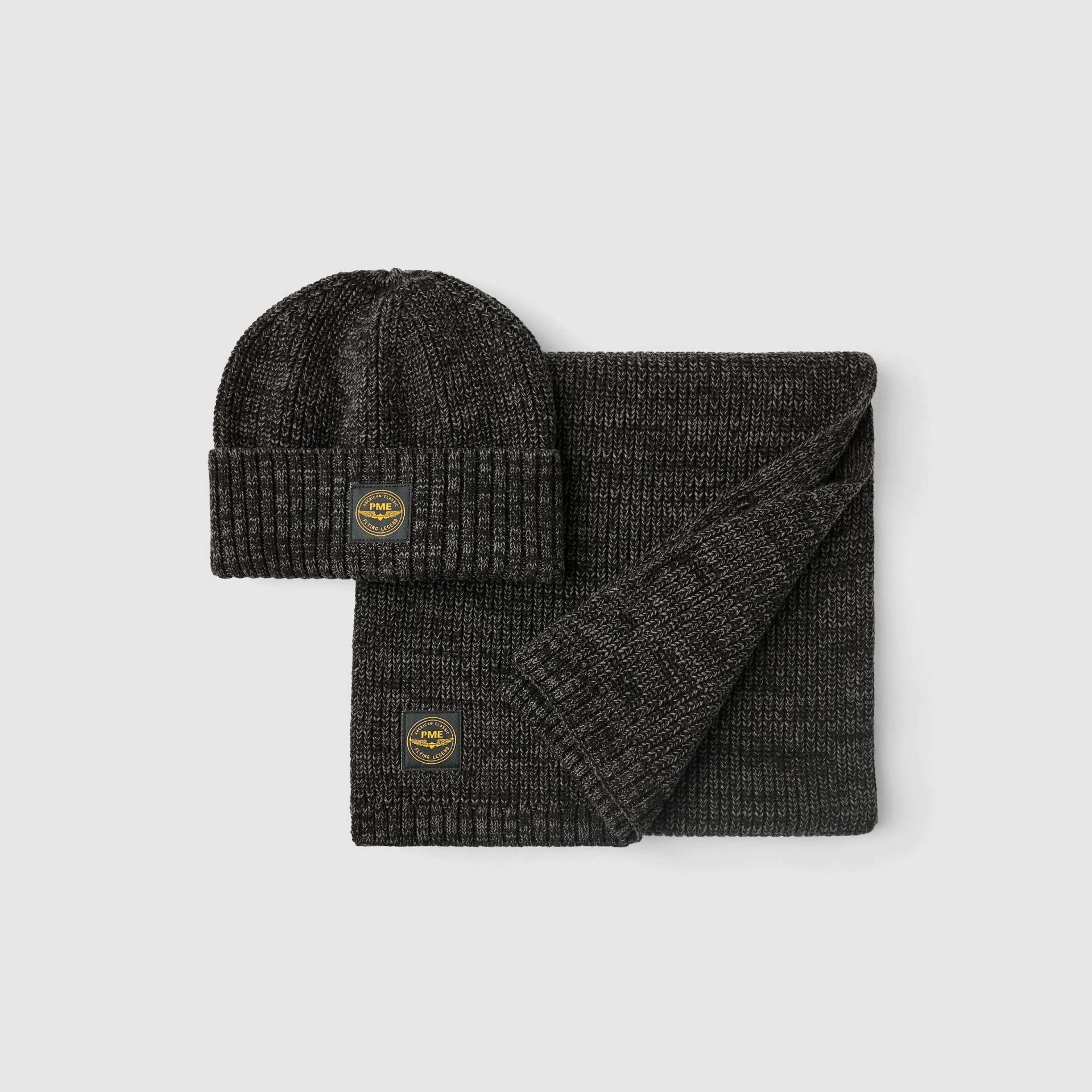 PME Legend - X-mas package beanie and scarf black - Gr. - OS von PME Legend