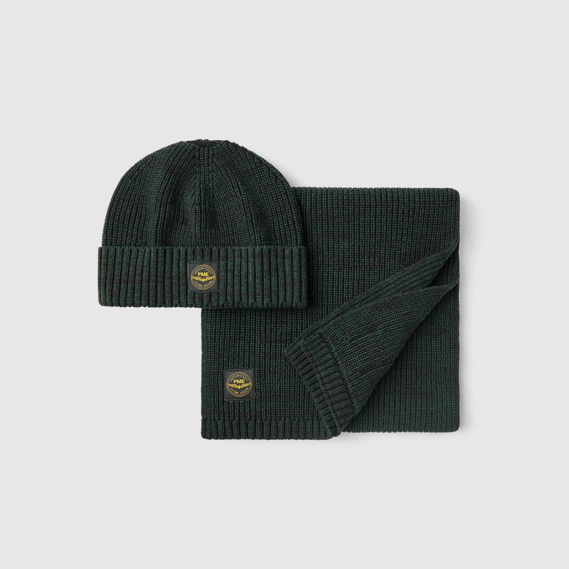 PME Legend - X-mas package beanie and scarf darkest spruce - Gr. - OS von PME Legend