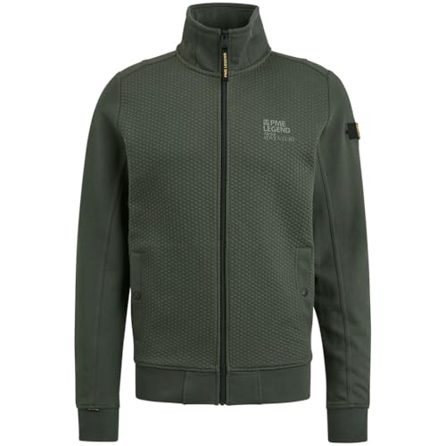 PME Legend Zip jacket jacquard interlock swea - XXL von PME Legend