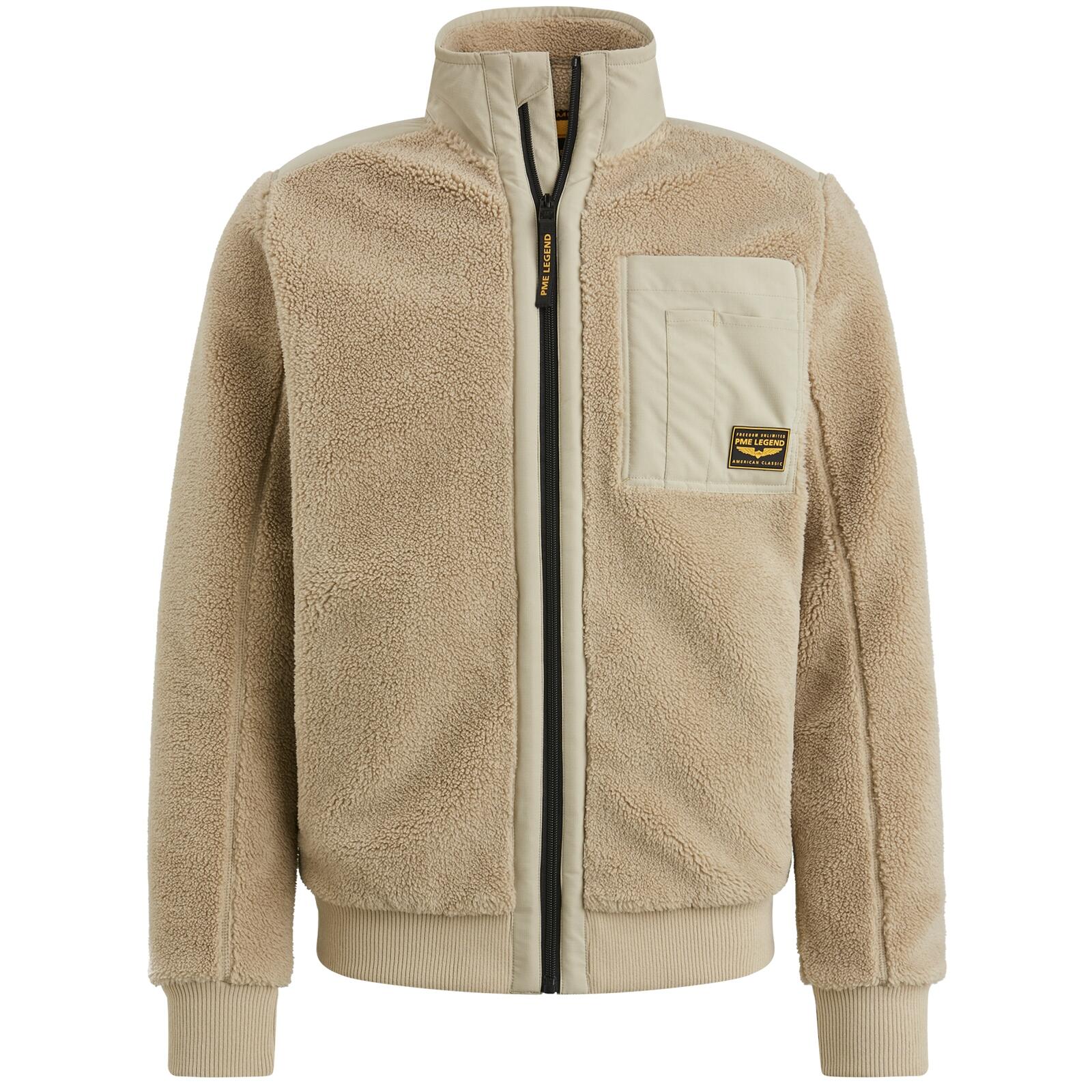 PME Legend - Zip jacket sherpa aluminum - Gr. - M von PME Legend