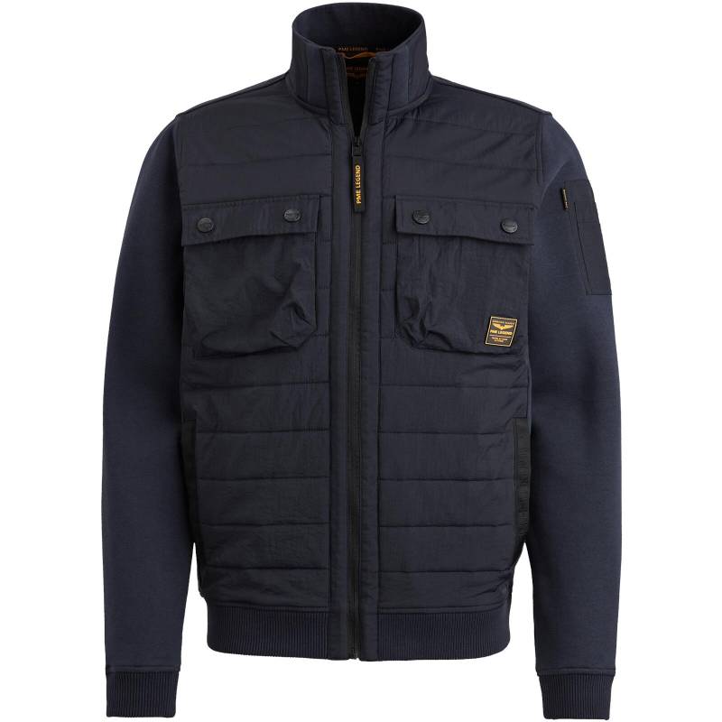 PME Legend - Zip jacket sweat mixed padded salute - Gr. - L von PME Legend