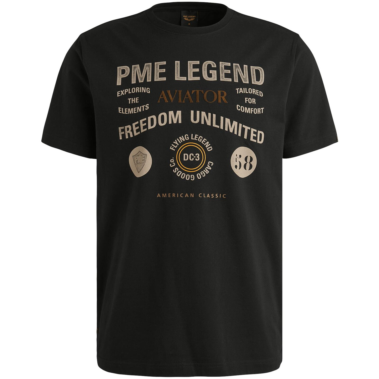 PME Legend - cotton elastane jersey black - Gr. - XXL von PME Legend