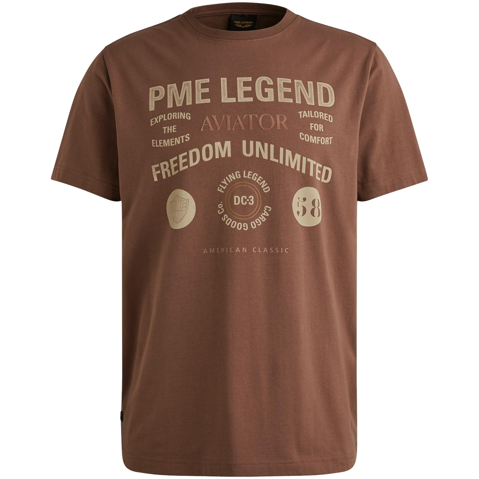 PME Legend - cotton elastane jersey marron - Gr. - XXL von PME Legend