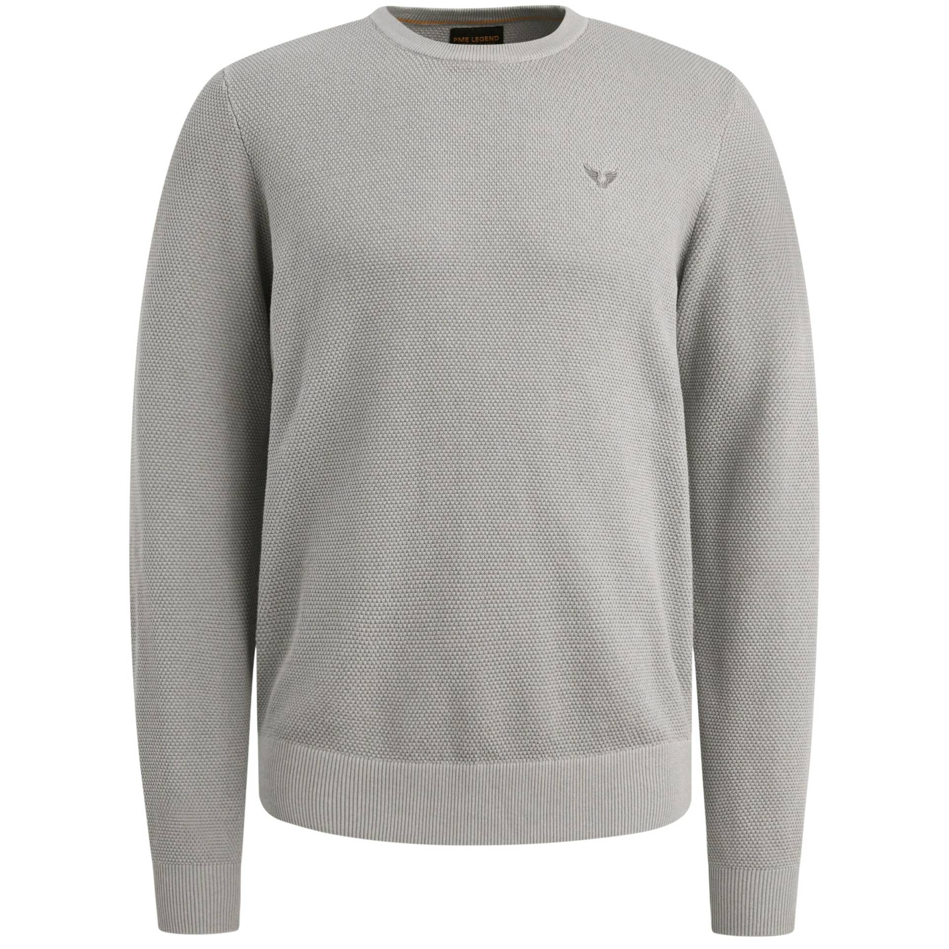 PME Legend - cotton modal light grey melee - Gr. - L von PME Legend