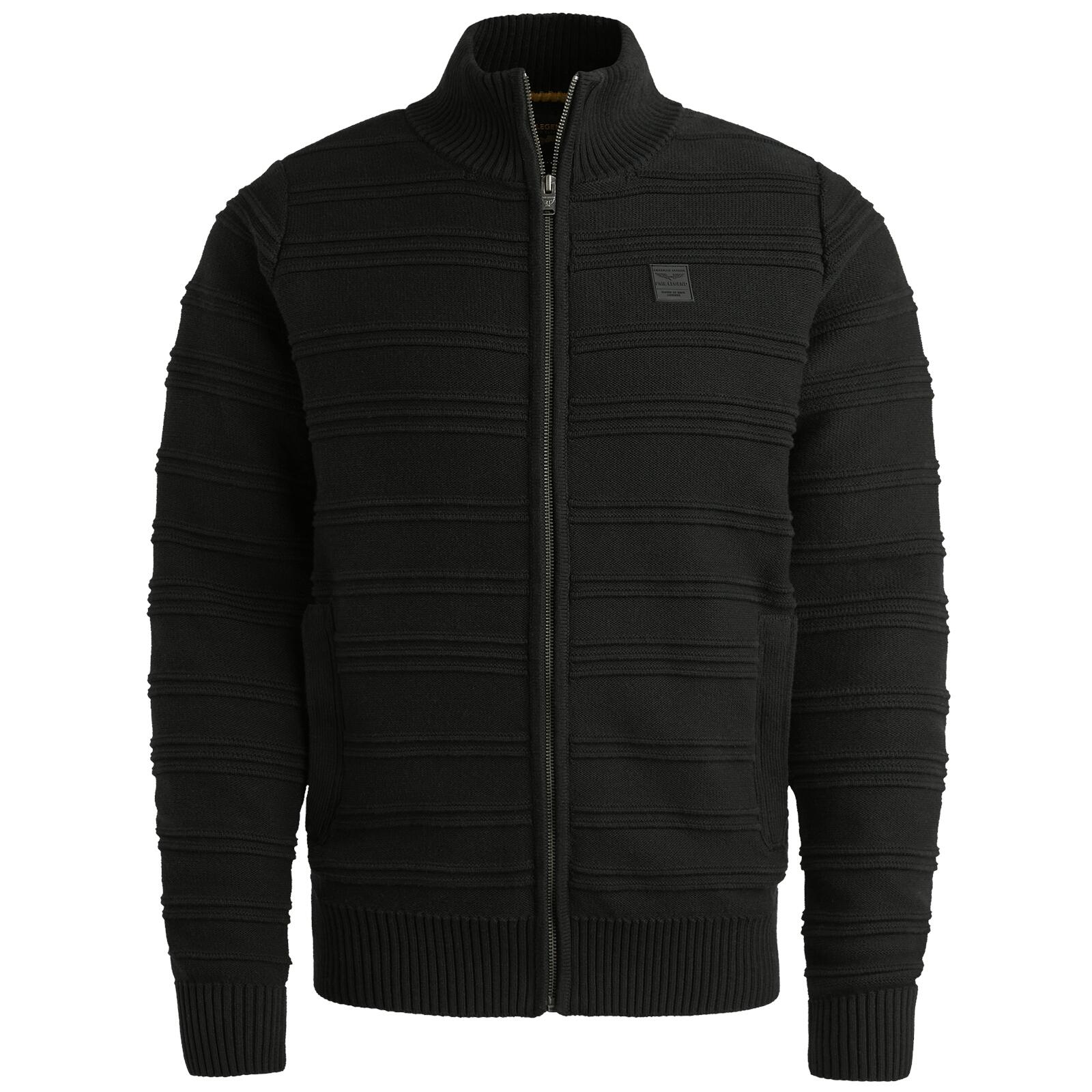 PME Legend - cotton structure knit black - Gr. - XXL von PME Legend