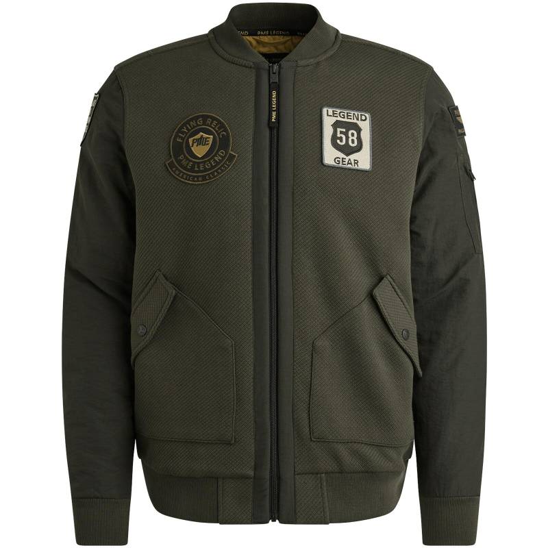 PME Legend - interlock jacquard twill mix Hybrid beluga - Gr. - L von PME Legend