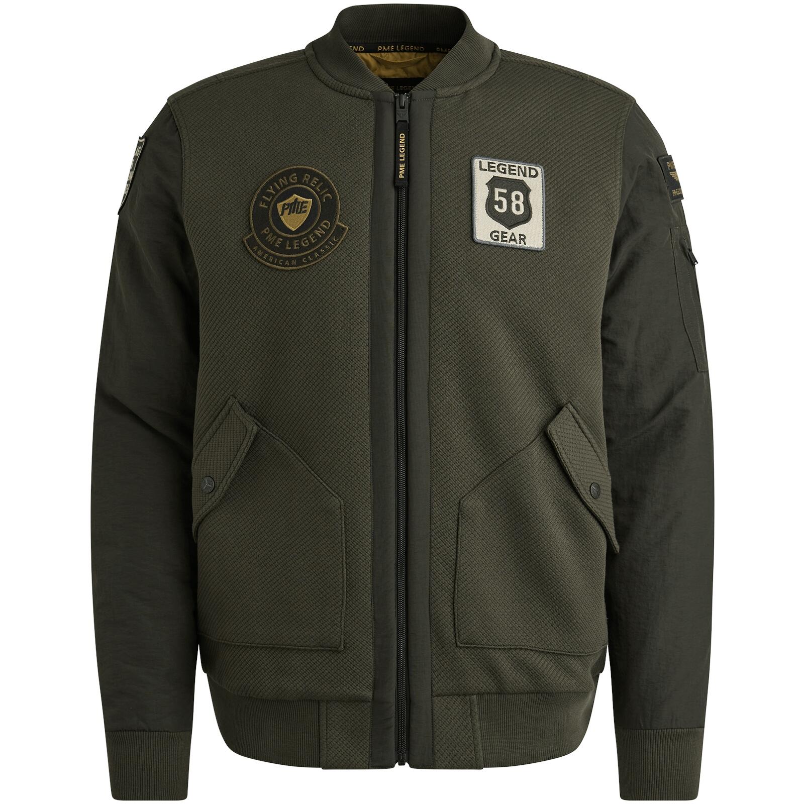 PME Legend - interlock jacquard twill mix Hybrid beluga - Gr. - XXL von PME Legend