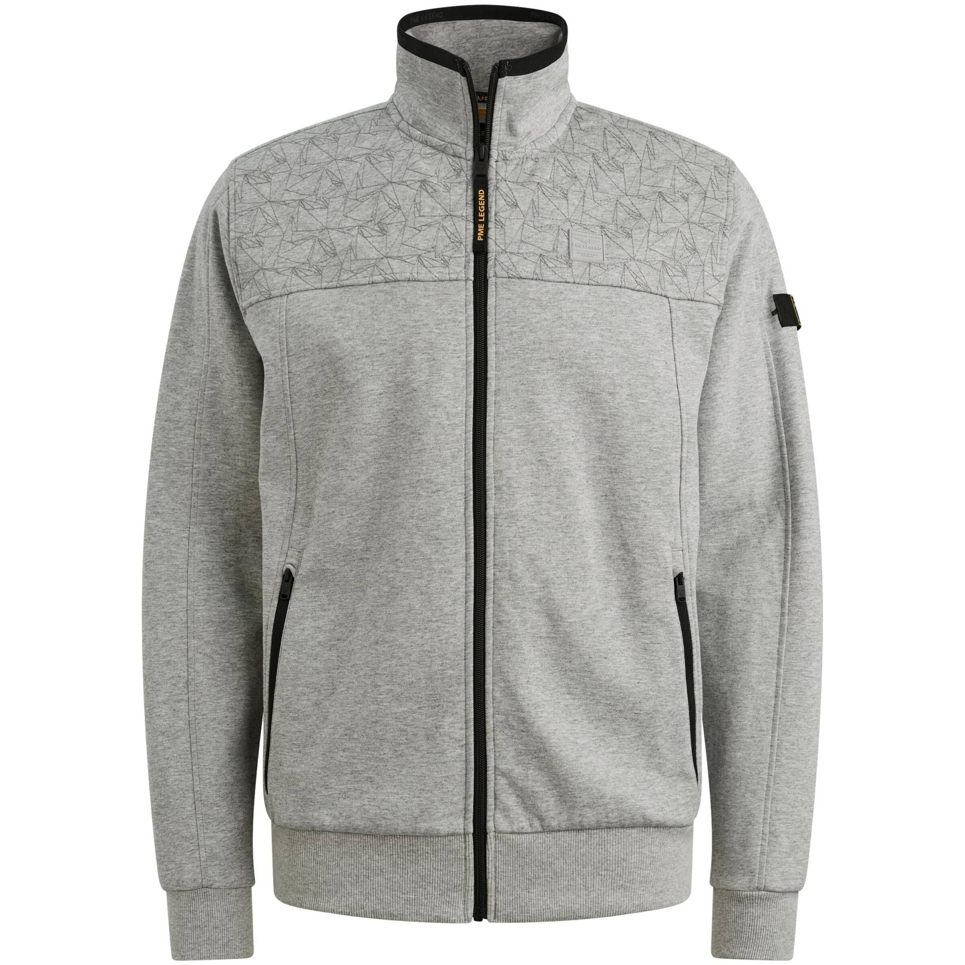 PME Legend - interlock sweat light grey melee - Gr. - XXXL von PME Legend