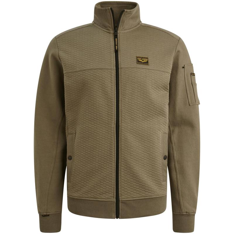 PME Legend - jacquard interlock sweat dusky green - Gr. - M von PME Legend