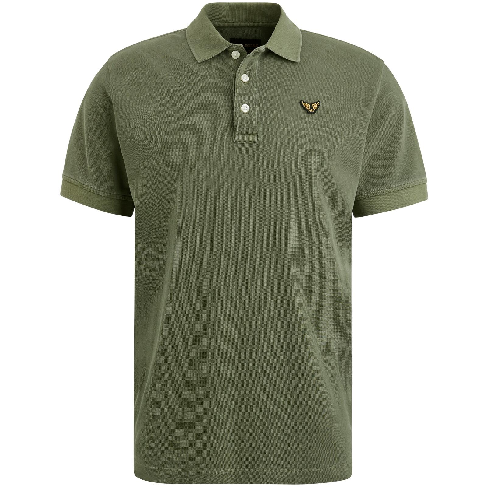 PME Legend - pique garment dye deep lichen green - Gr. - XL von PME Legend