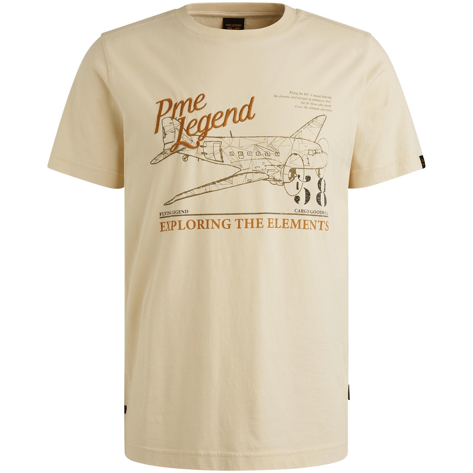 PME Legend - single jersey bone white - Gr. - M von PME Legend