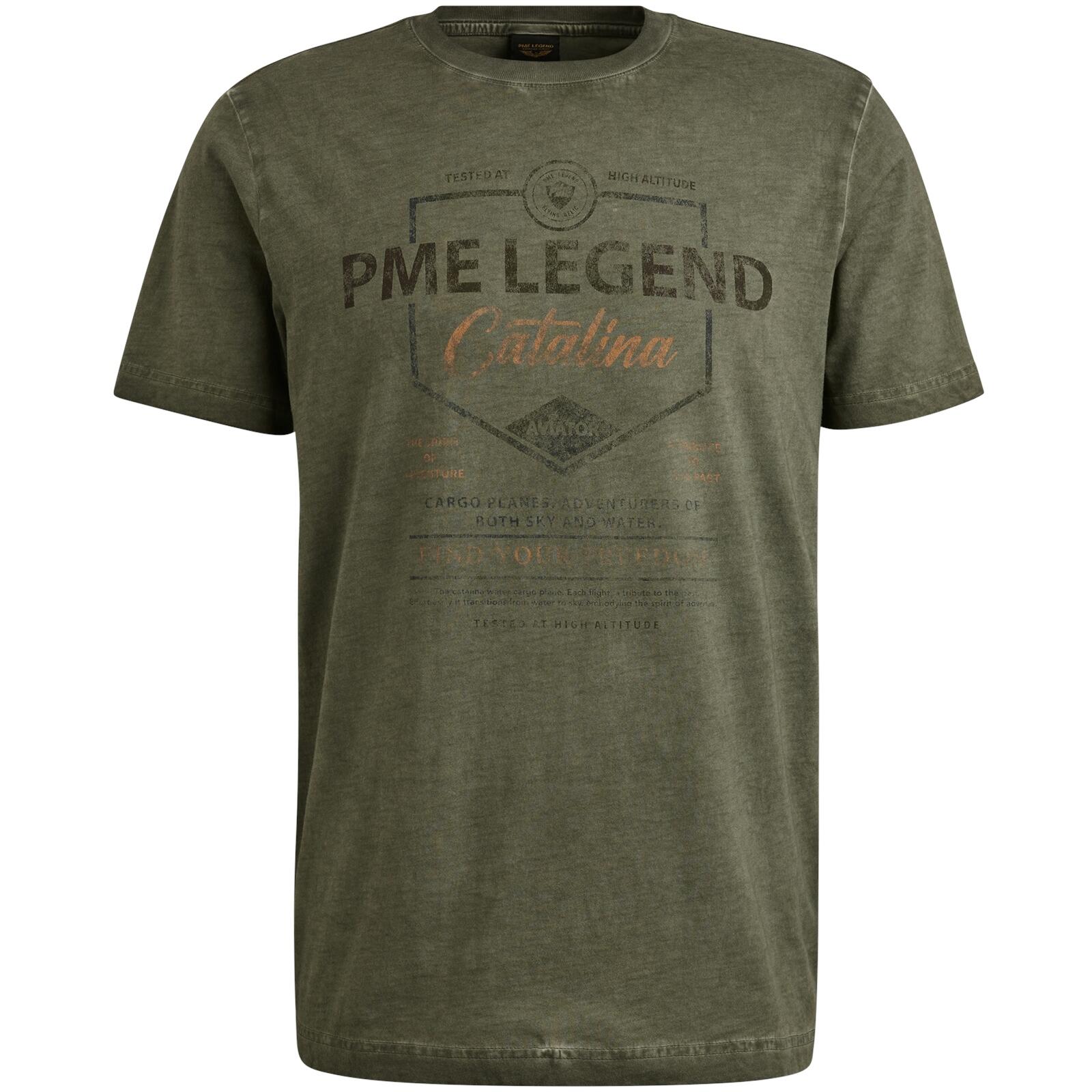 PME Legend - single jersey cold dye deep lichen green - Gr. - M von PME Legend