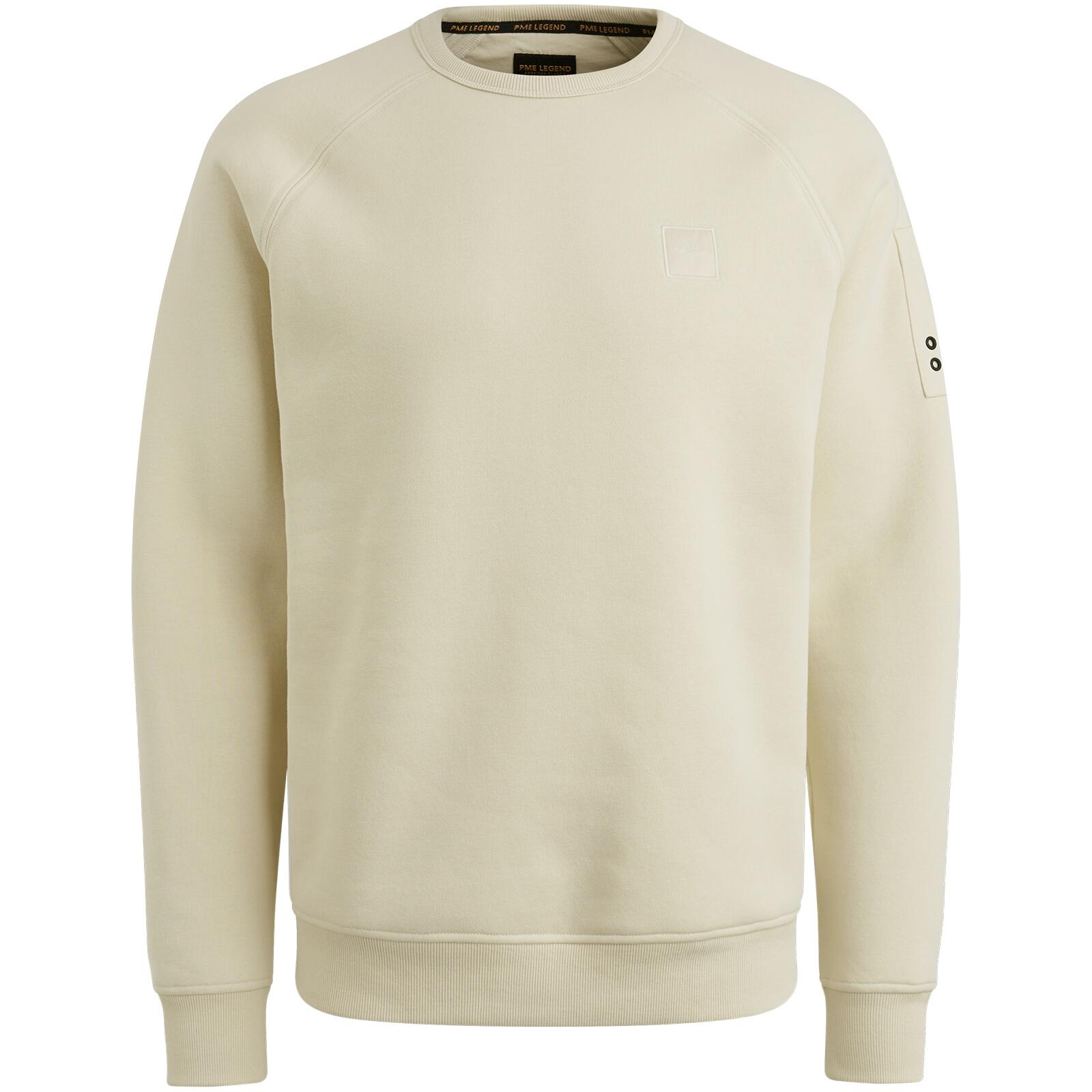 PME Legend - soft fleece sweat bone white - Gr. - L von PME Legend