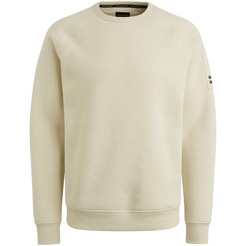 PME Legend - soft fleece sweat bone white - Gr. - S von PME Legend