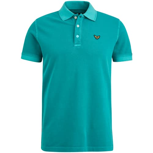 PME Short Sleeve Polo Pique Garment dy - M von PME Legend