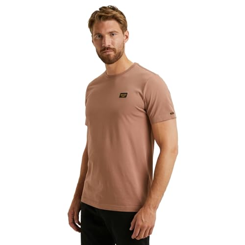 PME Legend Herren Rundhals T-Shirt Short Sleeve R-Neck American Classic, Größe:3XL, Farbe:PTSS2508599-8202 Burlwood von PME