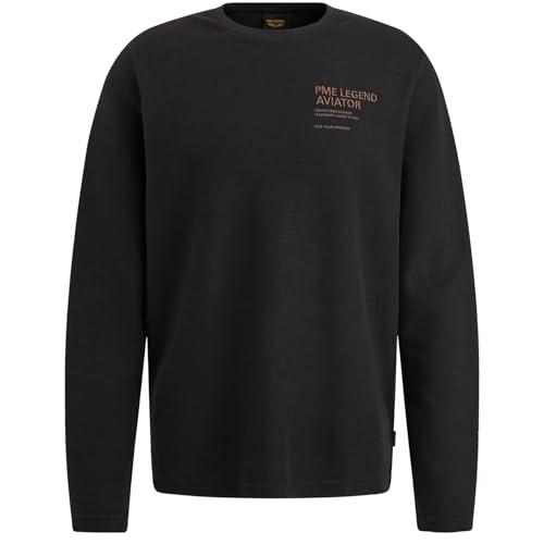 PME Long Sleeve r-Neck Structured Piqu - XL von PME