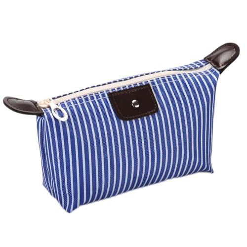 PMMCON Mode Knödel Kosmetiktasche Große Kapazität Faltbare Damen Abendtasche Make-up-Tasche für Frauen, Blau, 16 11CM von PMMCON