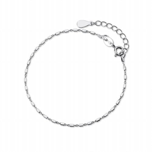 PMVRTHQV S925 Silber Armband, Kleine Quadratische Armband, Han Xiaoqiao, Bohne Armband, Handwerk, Silber von PMVRTHQV