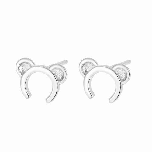 S925 Sterling Silber Mini Bär Ohrringe Schmuck, Niedliche und Kleine Ohrringe mit Persönlichkeit, PMVRTHQV, Ohrringe von PMVRTHQV