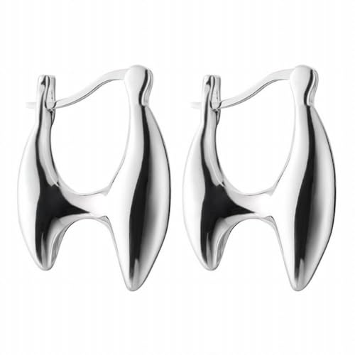 S925 Sterling Silber Ohrringe Kombination Ohrringe Schwerindustrie Silber Schmuck, PMVRTHQV, c von PMVRTHQV