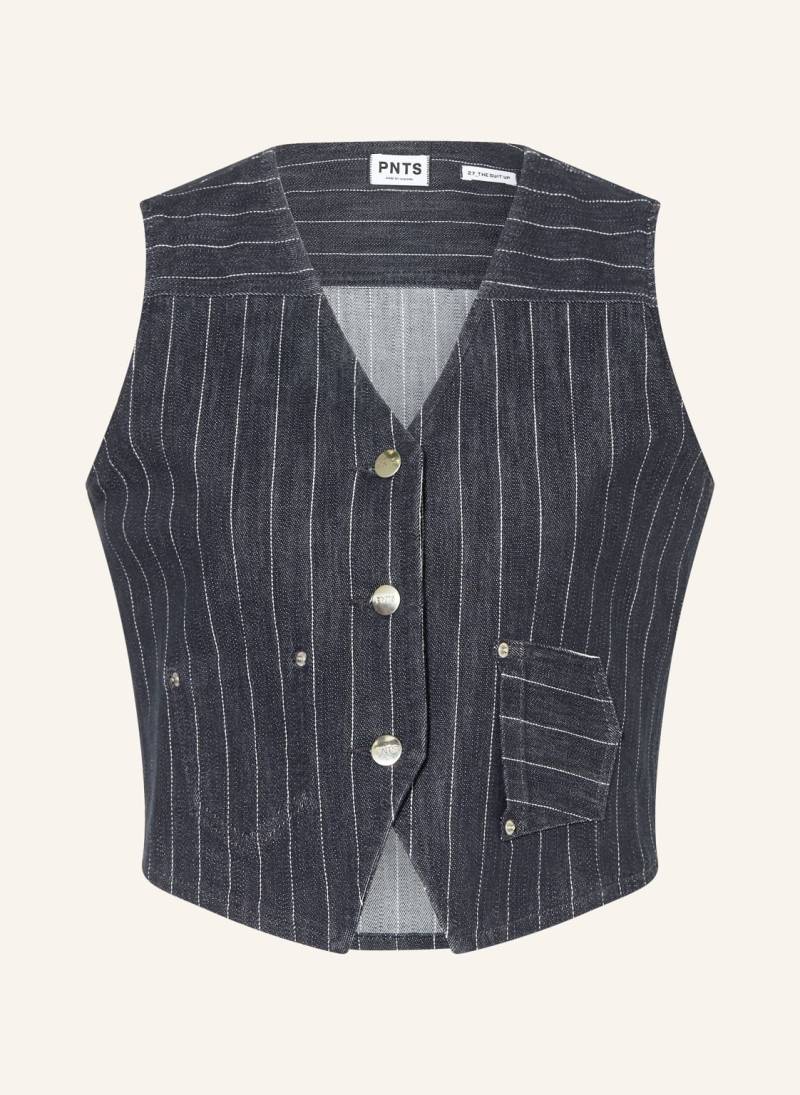 Pnts Jeansweste The Suit Up blau von PNTS