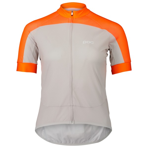 POC - Women's Essential Road Logo Jersey - Radtrikot Gr M grau von POC