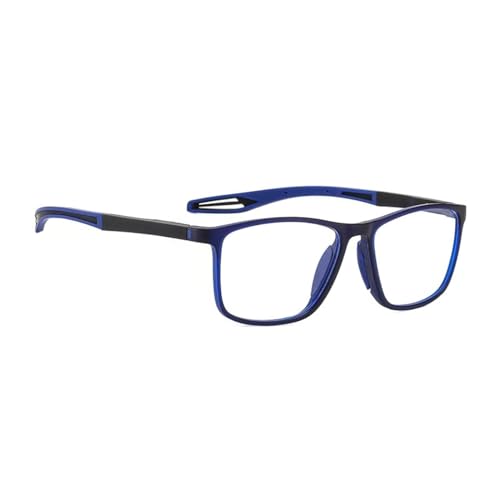 POCHY Anti Blaulicht Gleitsichtbrille Lesebrille Geeignet für Herren/Damen，Sportliches Leichte Computer-Lesebrille, 1.0x,1.5x,2.0x,2.5x,3.0x,3.5x,4.0x,1-Paar (Farbe : Blau, Größe : 1.0x) von POCHY