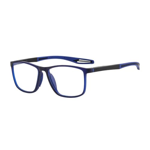 POCHY Anti Blaulicht Gleitsichtbrille Lesebrille Geeignet für Herren/Damen，flexible Ultraleicht Computer-Lesebrille, 1.0x,1.5x,2.0x,2.5x,3.0x,3.5x,4.0x,1-Paar (Farbe : Blau, Größe : 1.0x) von POCHY