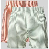 POCKIES Boxershorts mit Label-Detail im 2er-Pack in Gruen, Größe M POCKIES Boxershorts mit Label-Detail im 2er-Pack in Gruen, Größe M von POCKIES