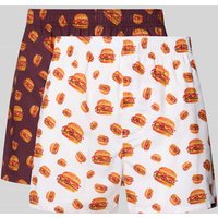 POCKIES Boxershorts mit elastischem Bund im 2er-Pack in Bordeaux, Größe S POCKIES Boxershorts mit elastischem Bund im 2er-Pack in Bordeaux, Größe S von POCKIES