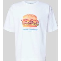 POCKIES Regular Fit T-Shirt aus reiner Bio-Baumwolle mit Logo-Print in Weiss, Größe S POCKIES Regular Fit T-Shirt aus reiner Bio-Baumwolle mit Logo-Print in Weiss, Größe S von POCKIES