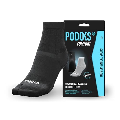 PODOKS - Komfortsocken für Herren und Damen, Biomechanische Socken, Technisch, Anti-Blasen Polsterung, Kompressionssocken, Entlasten müde Füße von PODOKS