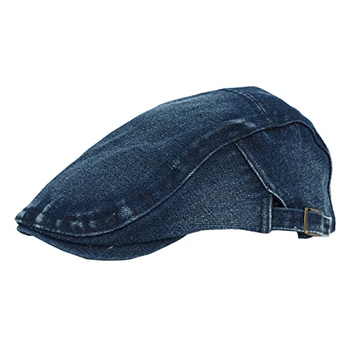 PODOLIXIA Unisex Winter Jeans-Mütze Flatcap Radsport-Mützen Baotou Weicher Caps Herren und Damen Thermo Funky Lässiges Heap Cap von PODOLIXIA